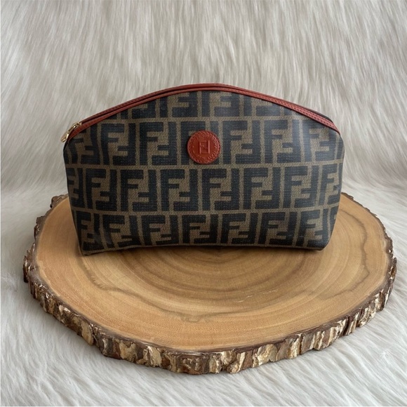 Fendi vintage large cosmetic clutch pouch bag - Picture 2 of 16